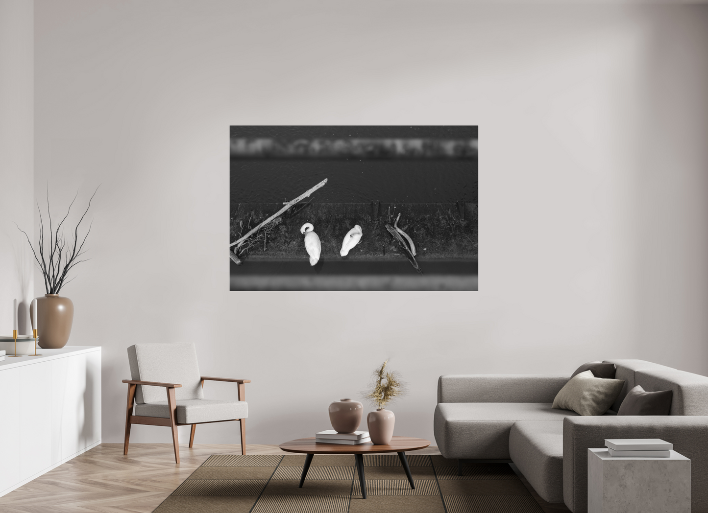 180 x 120 cm, Ilford on Aluminium behind Acrylic Glass Bond - Schwarzweiß-Fotografie - Hochwertiger Abzug in Galeriequalität