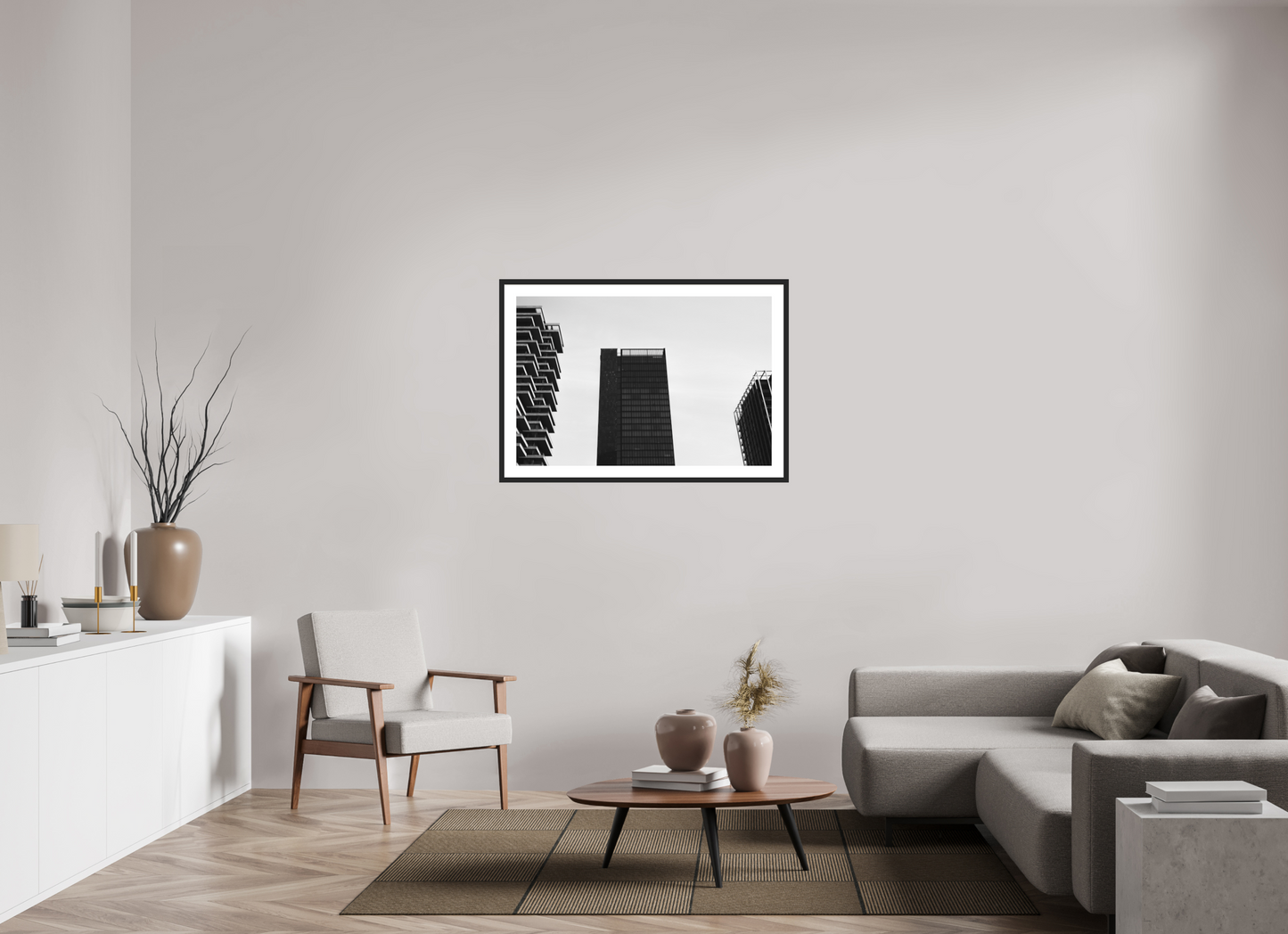 Trium - Black and White Architectural Fine Art Photography - High-Quality Print