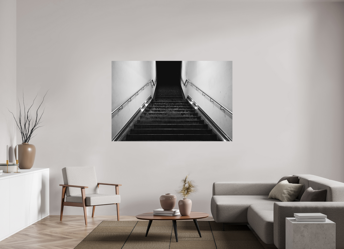 Abyss - Schwarzweiß-Nachtfotografie - Hochwertiger Abzug in Galeriequalität