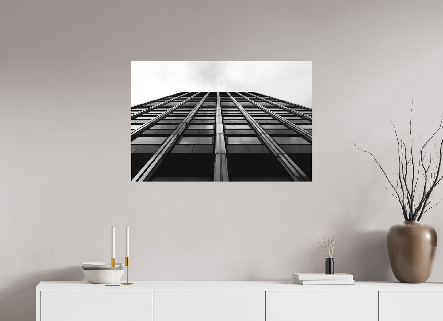 Grid IV - Schwarzweiß-Architekturfotografie - Hochwertiger Abzug in Galeriequalität