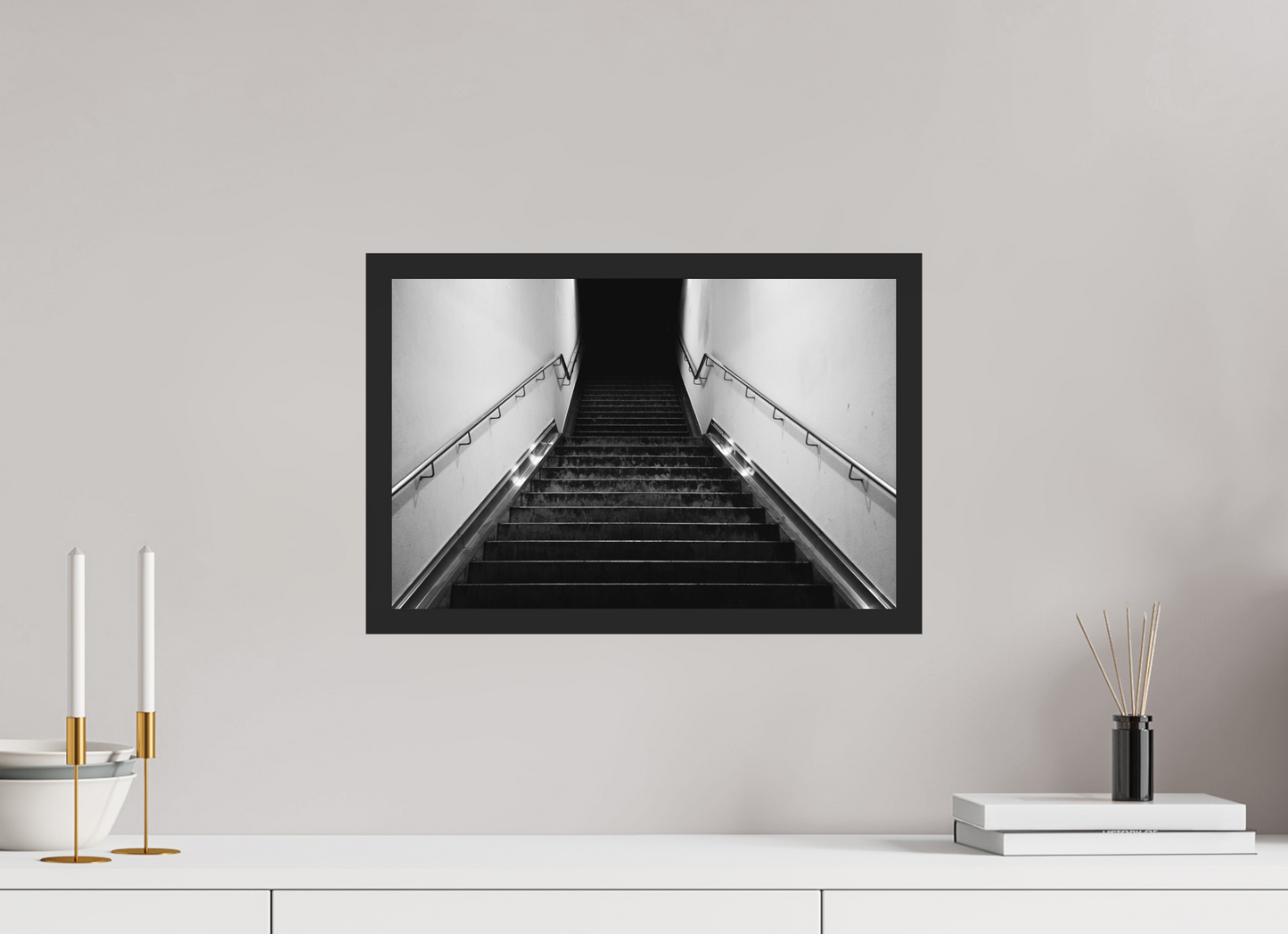 Abyss - Schwarzweiß-Nachtfotografie - Hochwertiger Abzug in Galeriequalität