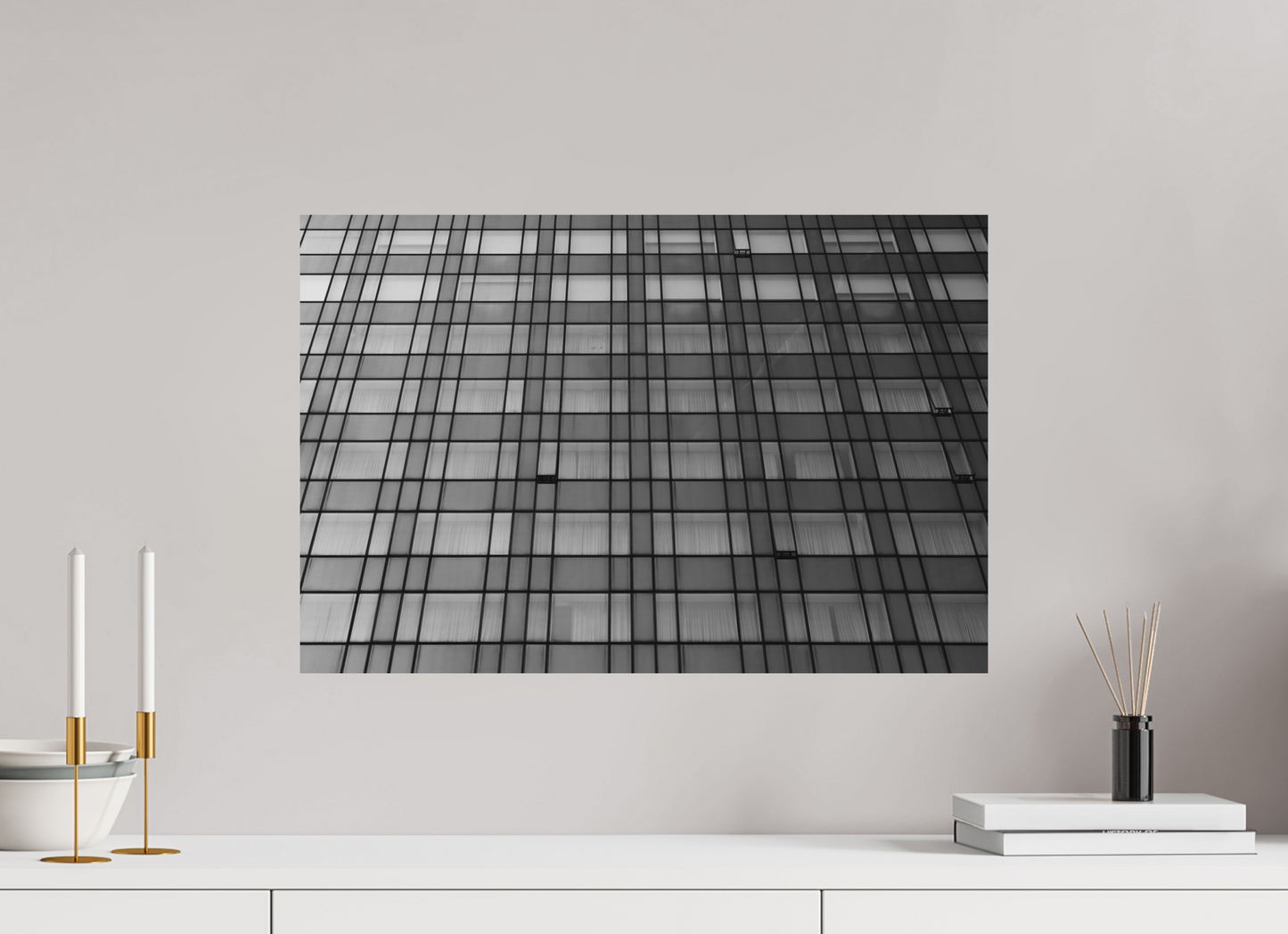 Grid VII - Schwarzweiß-Architekturfotografie - Hochwertiger Abzug in Galeriequalität