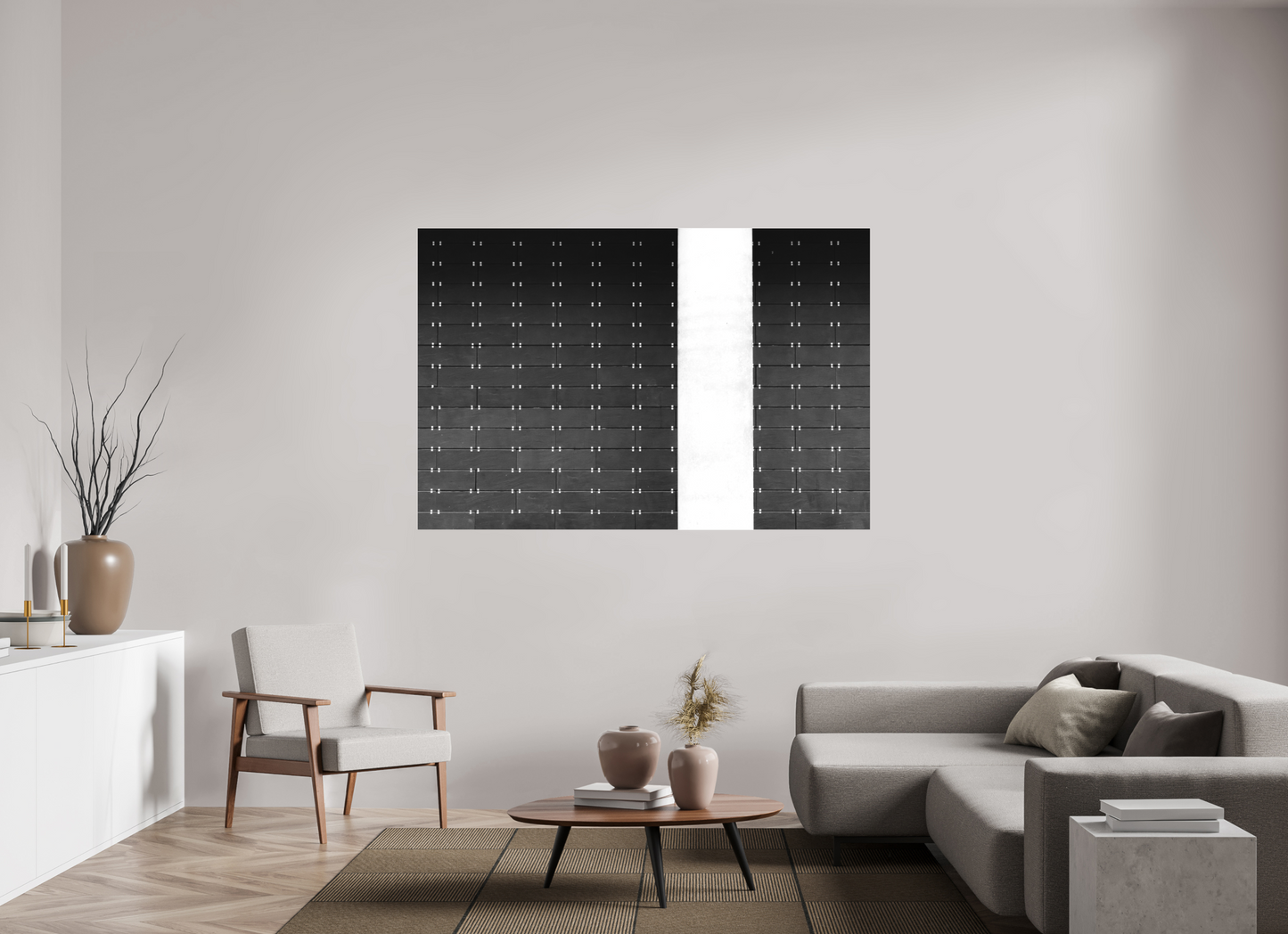 180 x 120 cm, Ilford on Aluminium behind Acrylic Glass Drawers -Schwarzweiß-Fotografie, Naheinstellung - Hochwertiger Abzug in Galeriequalität
