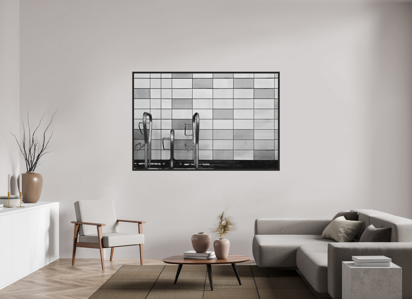 Trident - Schwarzweiß-Fotografie - Hochwertiger Abzug in Galeriequalität