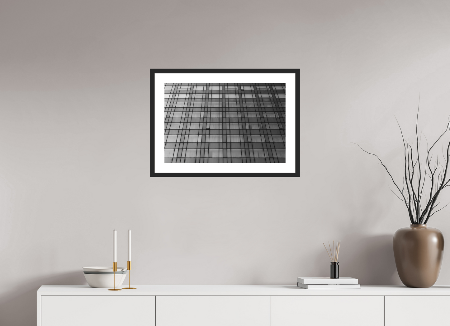 Grid VII - Schwarzweiß-Architekturfotografie - Hochwertiger Abzug in Galeriequalität