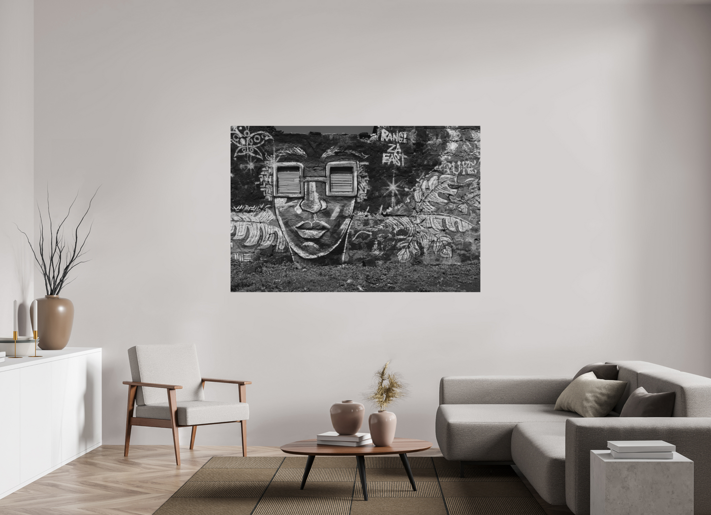 180 x 120 cm, Ilford on Aluminium Shades - Schwarzweiß-Fotokunst - Hochwertiger Abzug in Galeriequalität