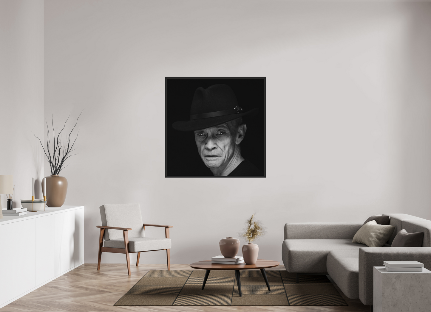Showdown - Schwarzweiß-Fotografie, Portrait - Hochwertiger Abzug in Galeriequalität