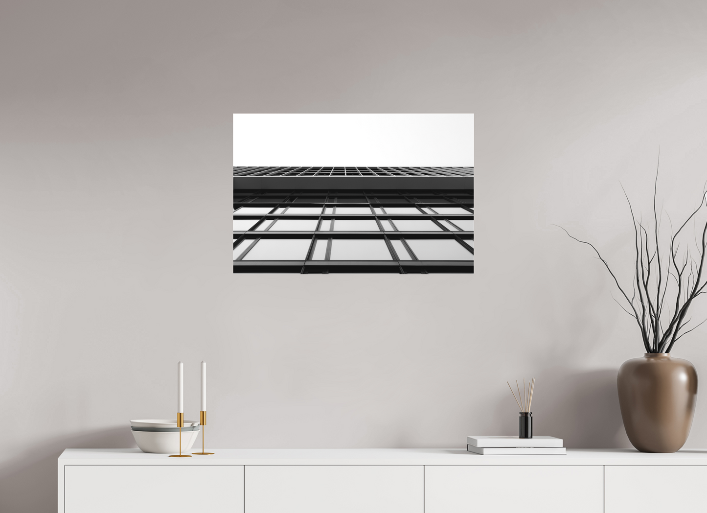 Grid VI - Schwarzweiß-Architekturfotografie - Hochwertiger Abzug in Galeriequalität