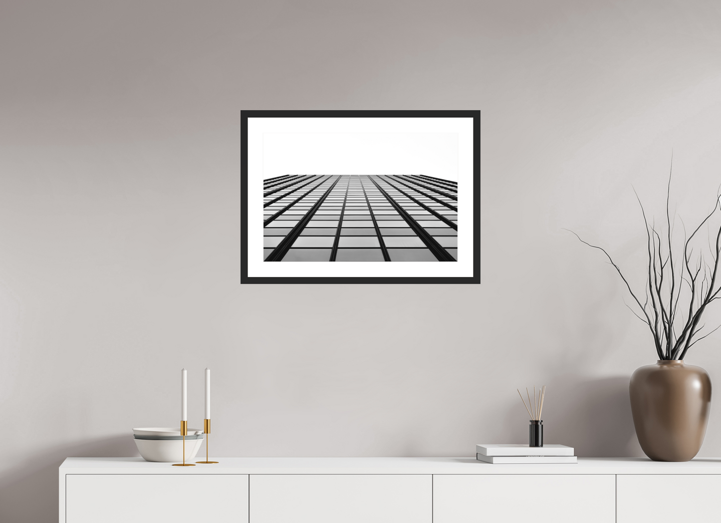 Grid III - Schwarzweiß-Architekturfotografie - Hochwertiger Abzug in Galeriequalität