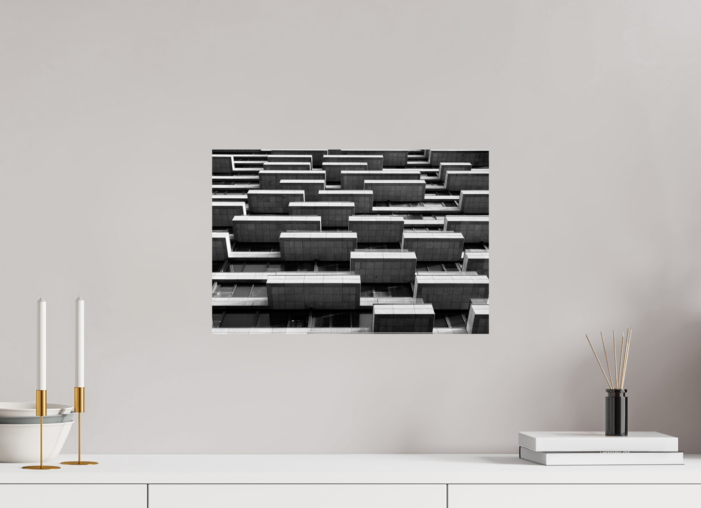 Maze II - Schwarzweiß-Architekturfotografie - Hochwertiger Abzug in Galeriequalität