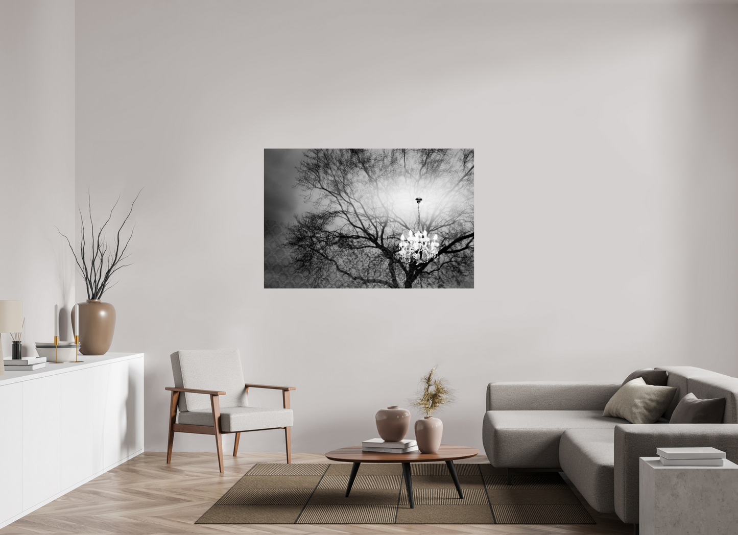 Illusion - Abstrakte Schwarzweiß-Fotografie - Hochwertiger Abzug in Galeriequalität