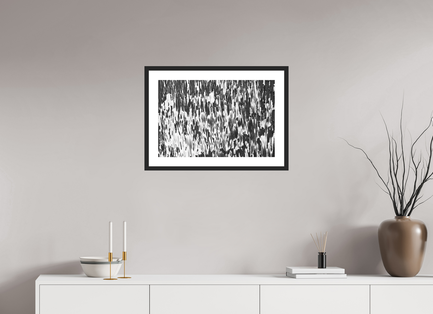 Chipping - Abstrakte Schwarzweiß-Fotografie, Nahaufnahme - Hochwertiger Abzug in Galeriequalität