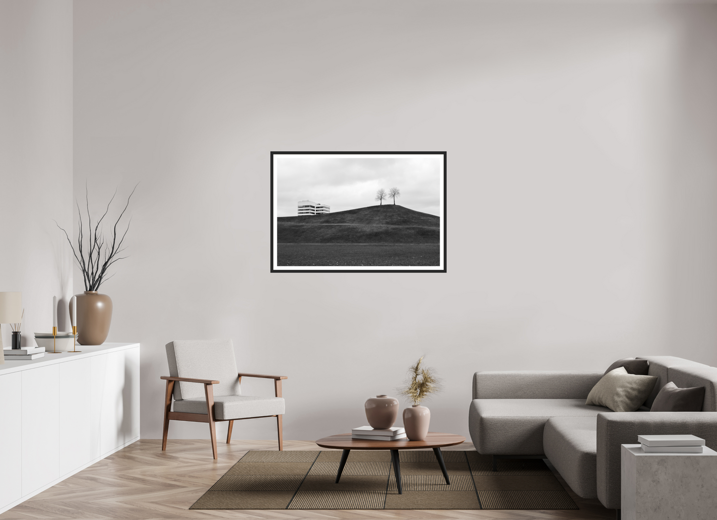 Wave - Schwarzweiß-Fotografie - Hochwertiger Abzug in Galeriequalität
