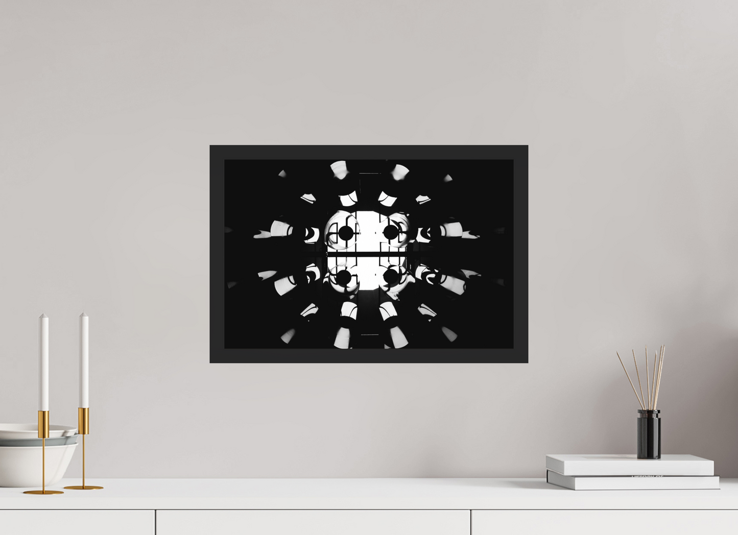 Core - Abstrakte Schwarzweiß-Fotografie - Hochwertiger Abzug in Galeriequalität