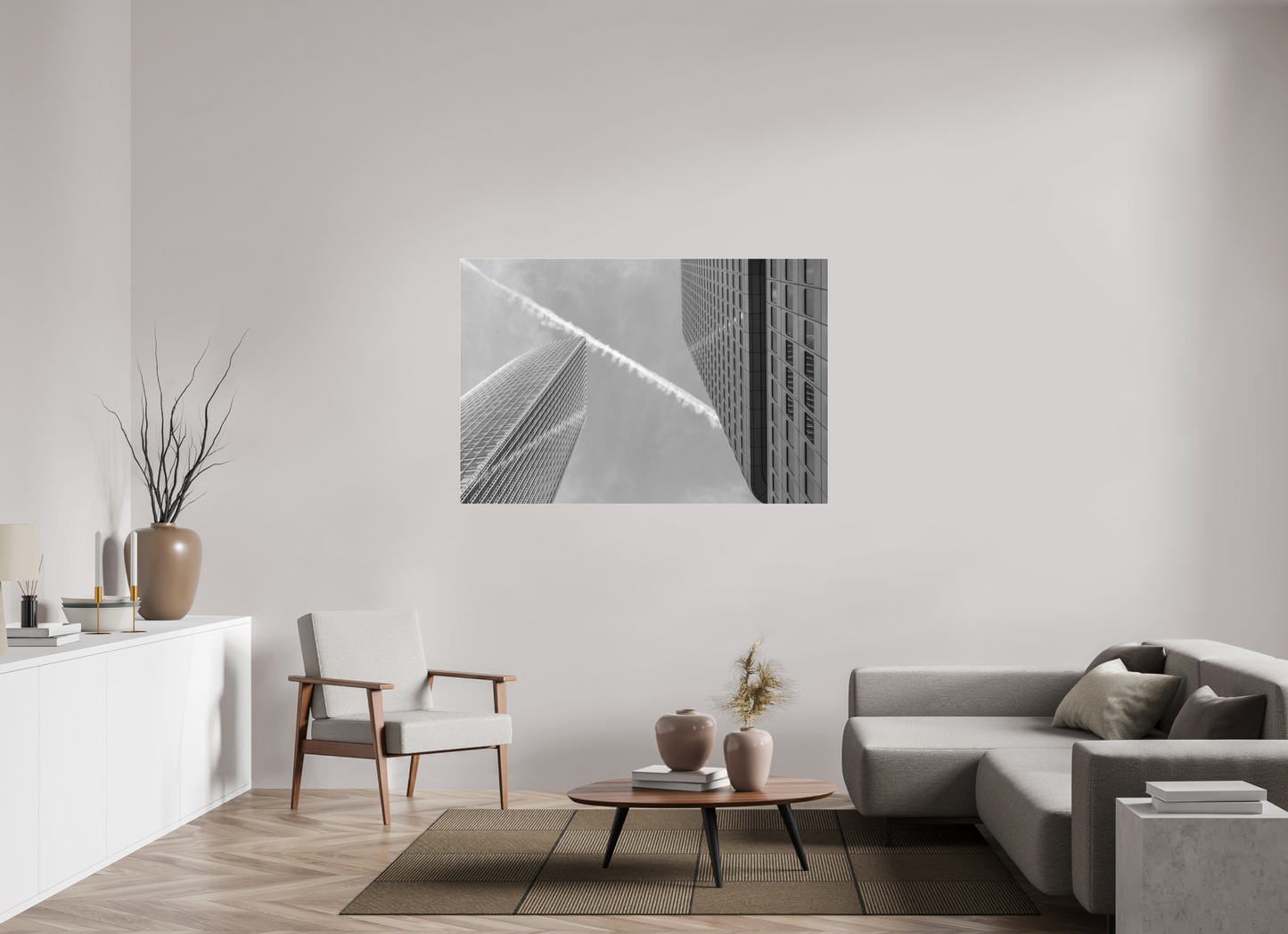 150 x 100 cm, Ilford on Aluminium behind Acrylic Glass X-Con - Schwarzweiß-Architekturfotografie - Hochwertiger Abzug in Galeriequalität