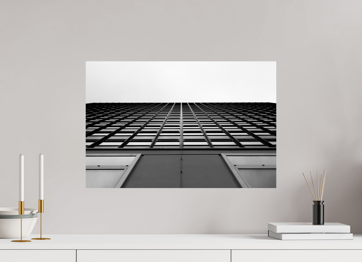Grid II - Schwarzweiß-Architekturfotografie - Hochwertiger Abzug in Galeriequalität