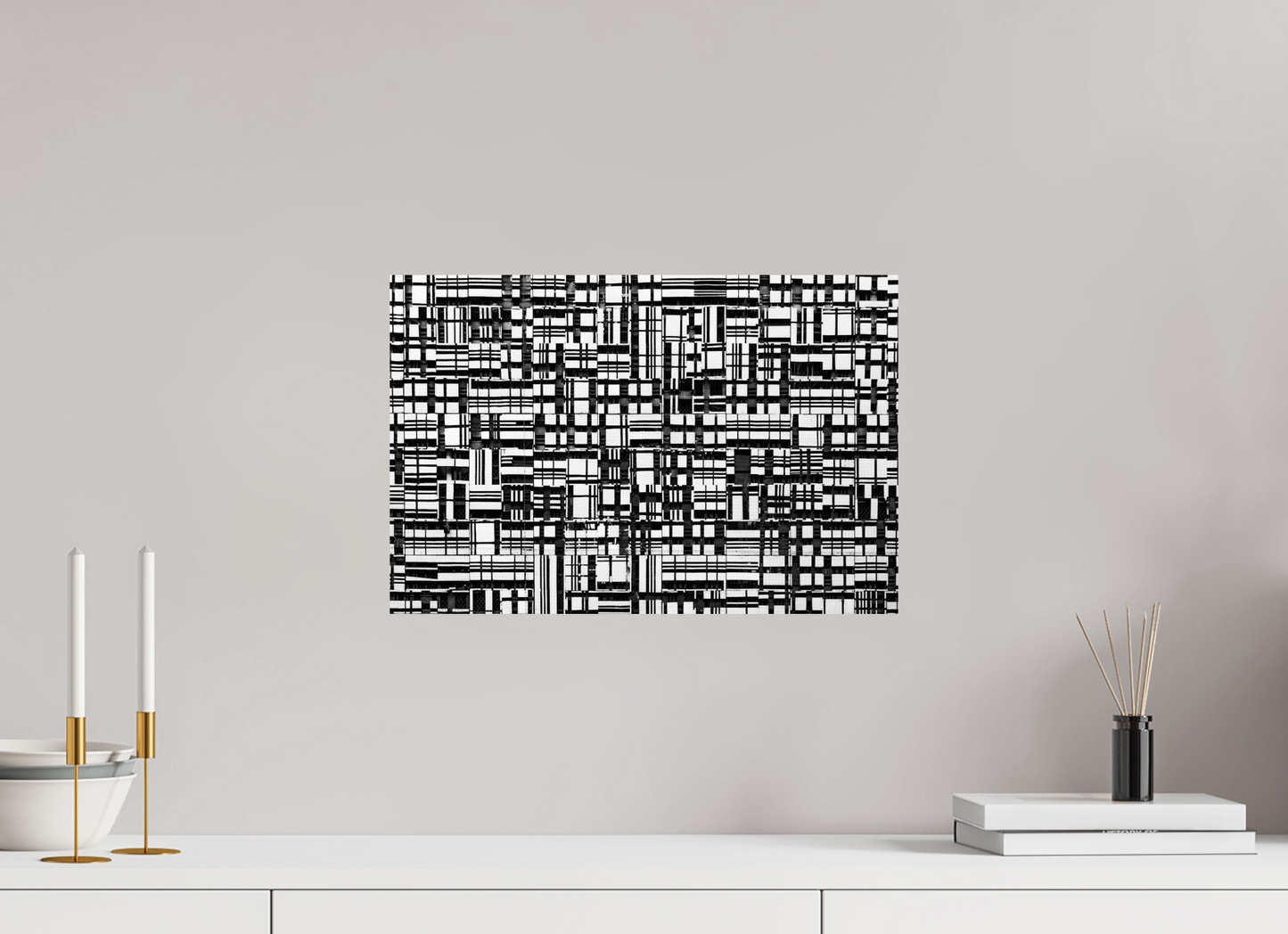 Chaos - Abstrakte Schwarzweiß-Fotografie - Hochwertiger Abzug in Galeriequalität