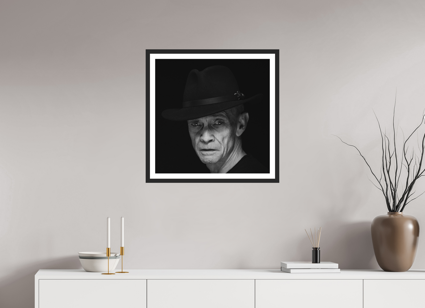 Showdown - Schwarzweiß-Fotografie, Portrait - Hochwertiger Abzug in Galeriequalität