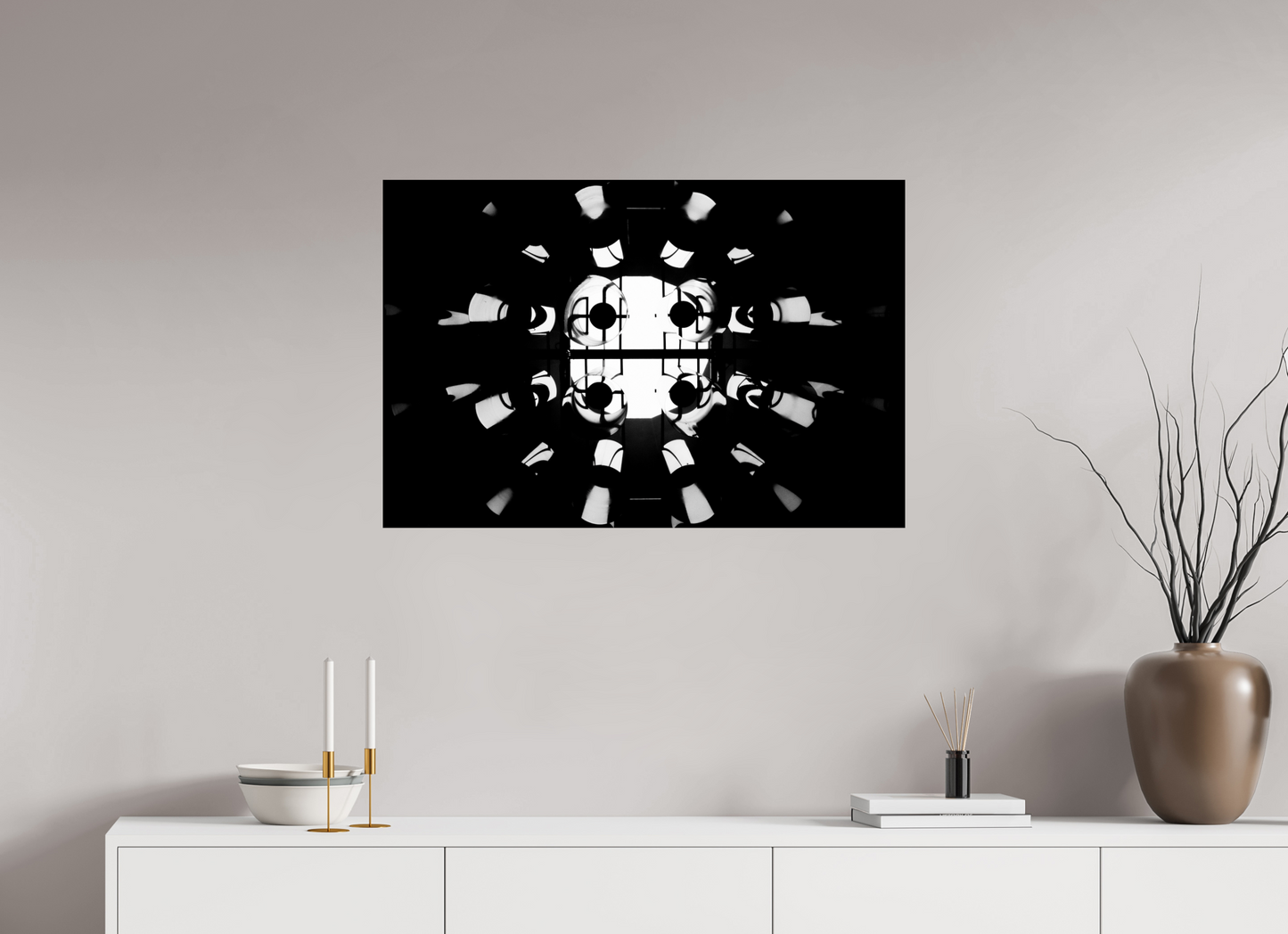 Core - Abstrakte Schwarzweiß-Fotografie - Hochwertiger Abzug in Galeriequalität