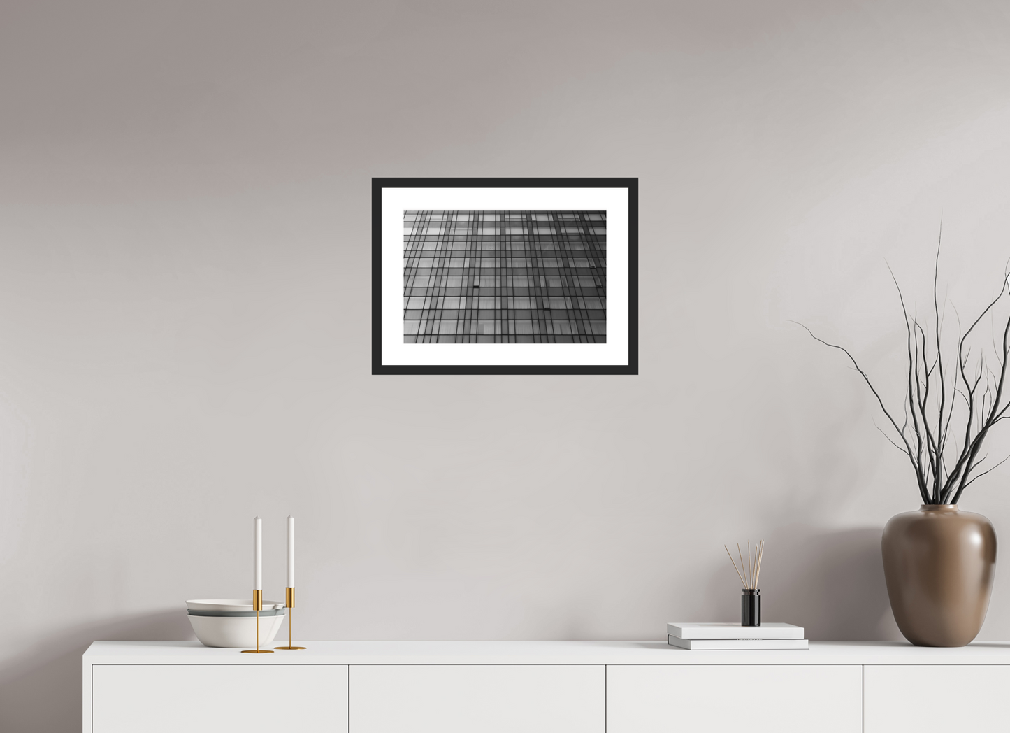 Grid VII - Schwarzweiß-Architekturfotografie - Hochwertiger Abzug in Galeriequalität