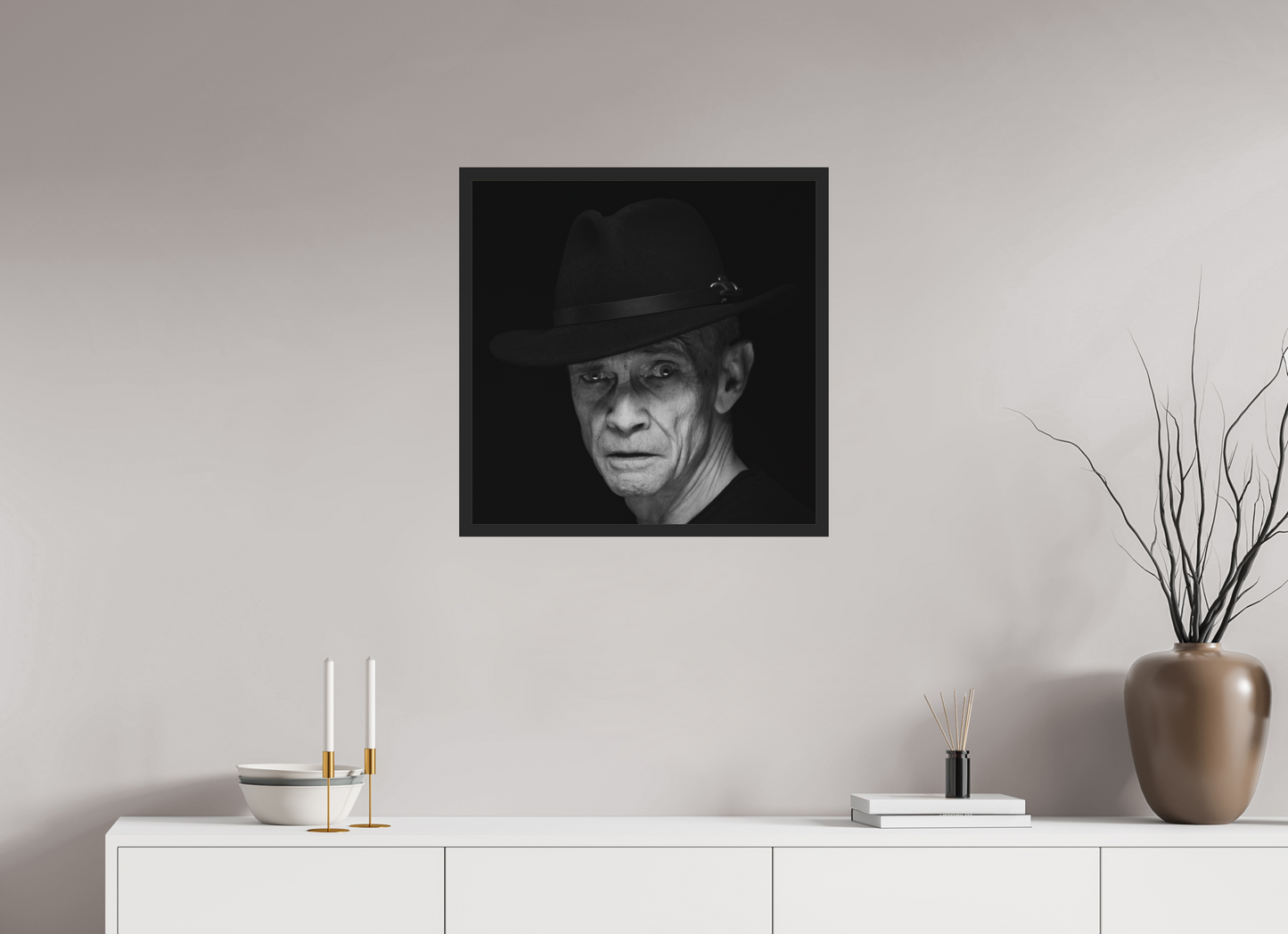 Showdown - Schwarzweiß-Fotografie, Portrait - Hochwertiger Abzug in Galeriequalität