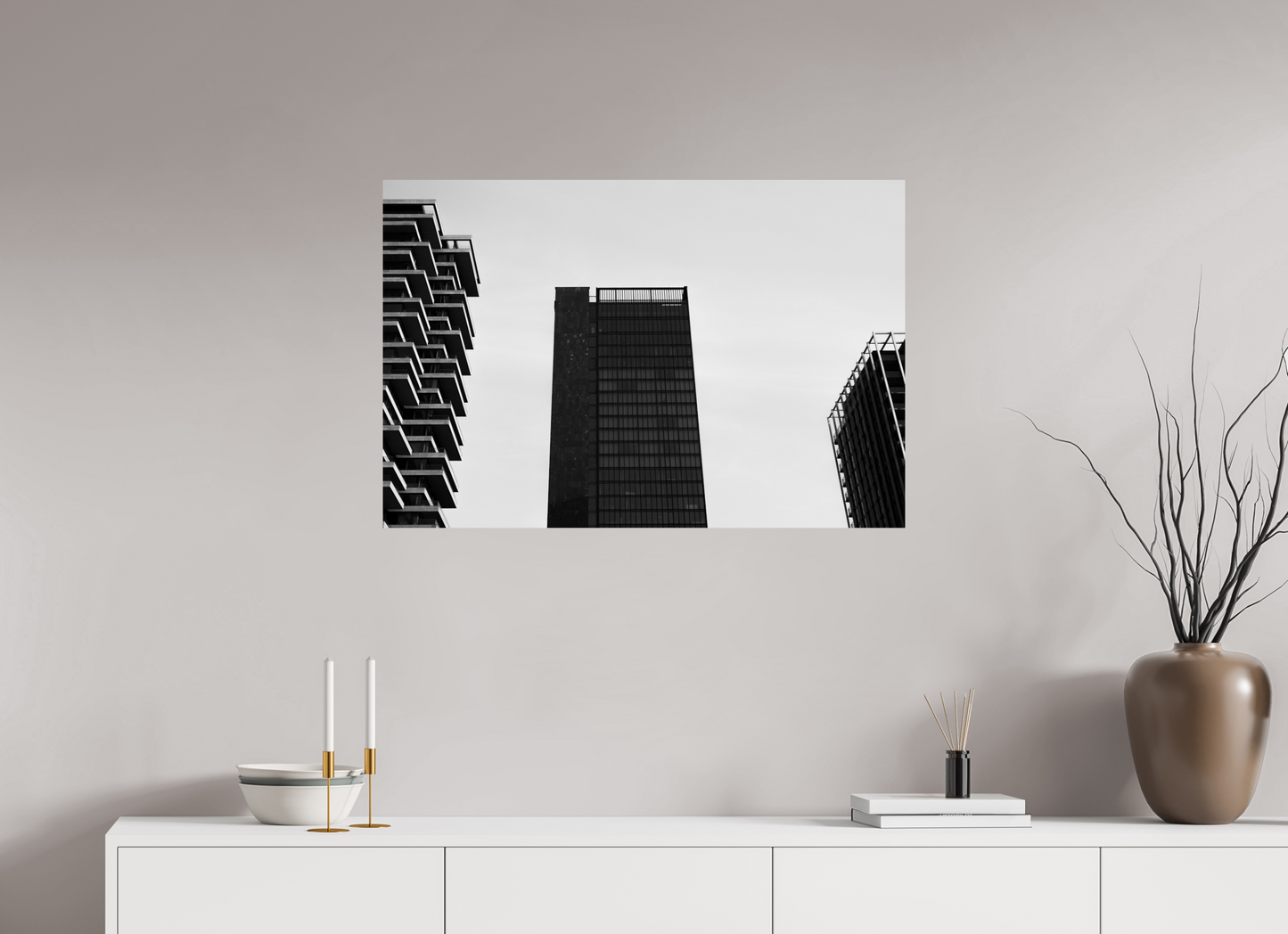 Trium - Black and White Architectural Fine Art Photography - High-Quality Print