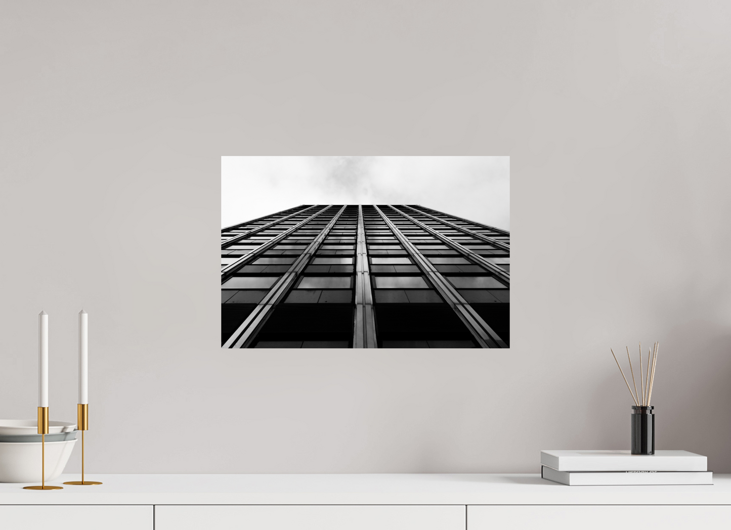 Grid IV - Schwarzweiß-Architekturfotografie - Hochwertiger Abzug in Galeriequalität