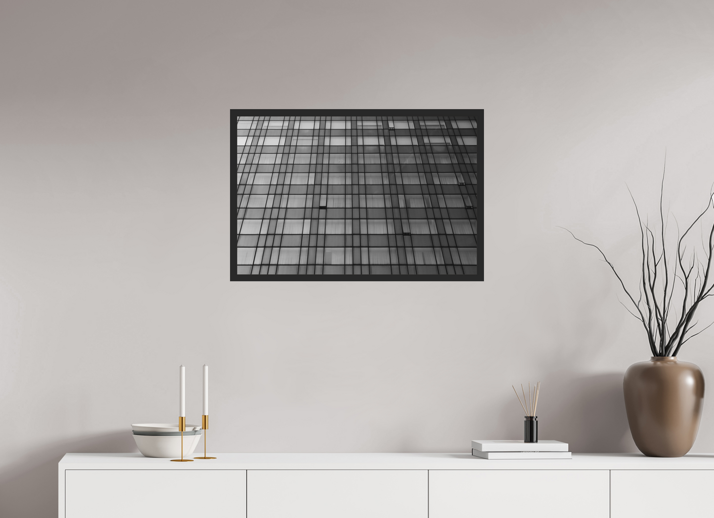Grid VII - Schwarzweiß-Architekturfotografie - Hochwertiger Abzug in Galeriequalität