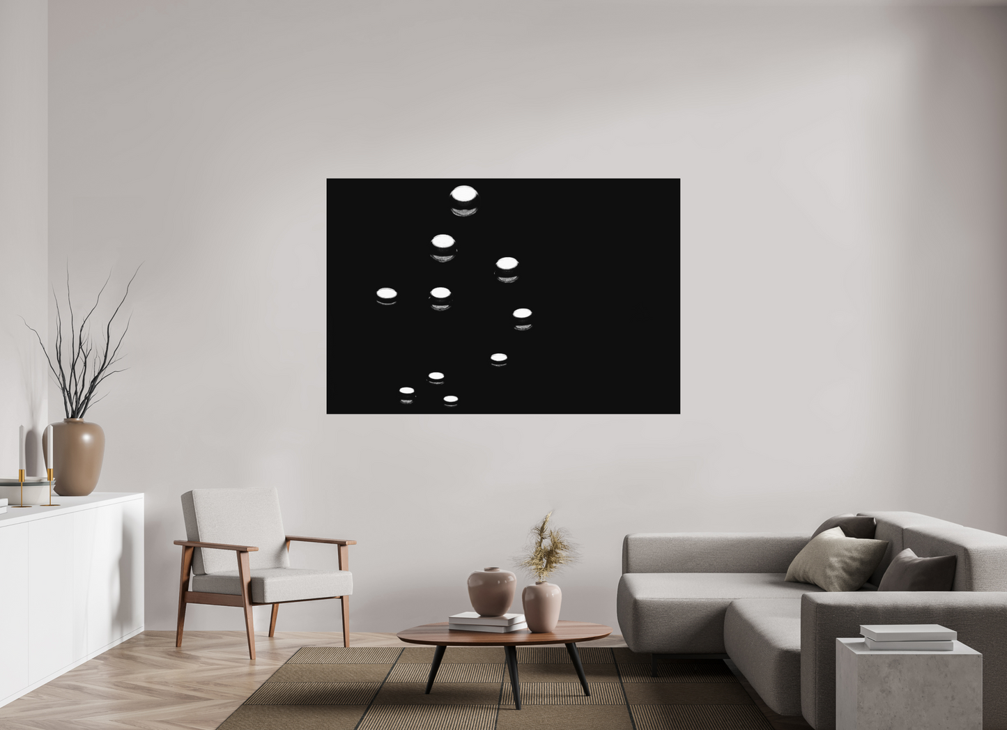 Fleet - Abstrakte Schwarzweiß-Fotografie - Hochwertiger Abzug in Galeriequalität