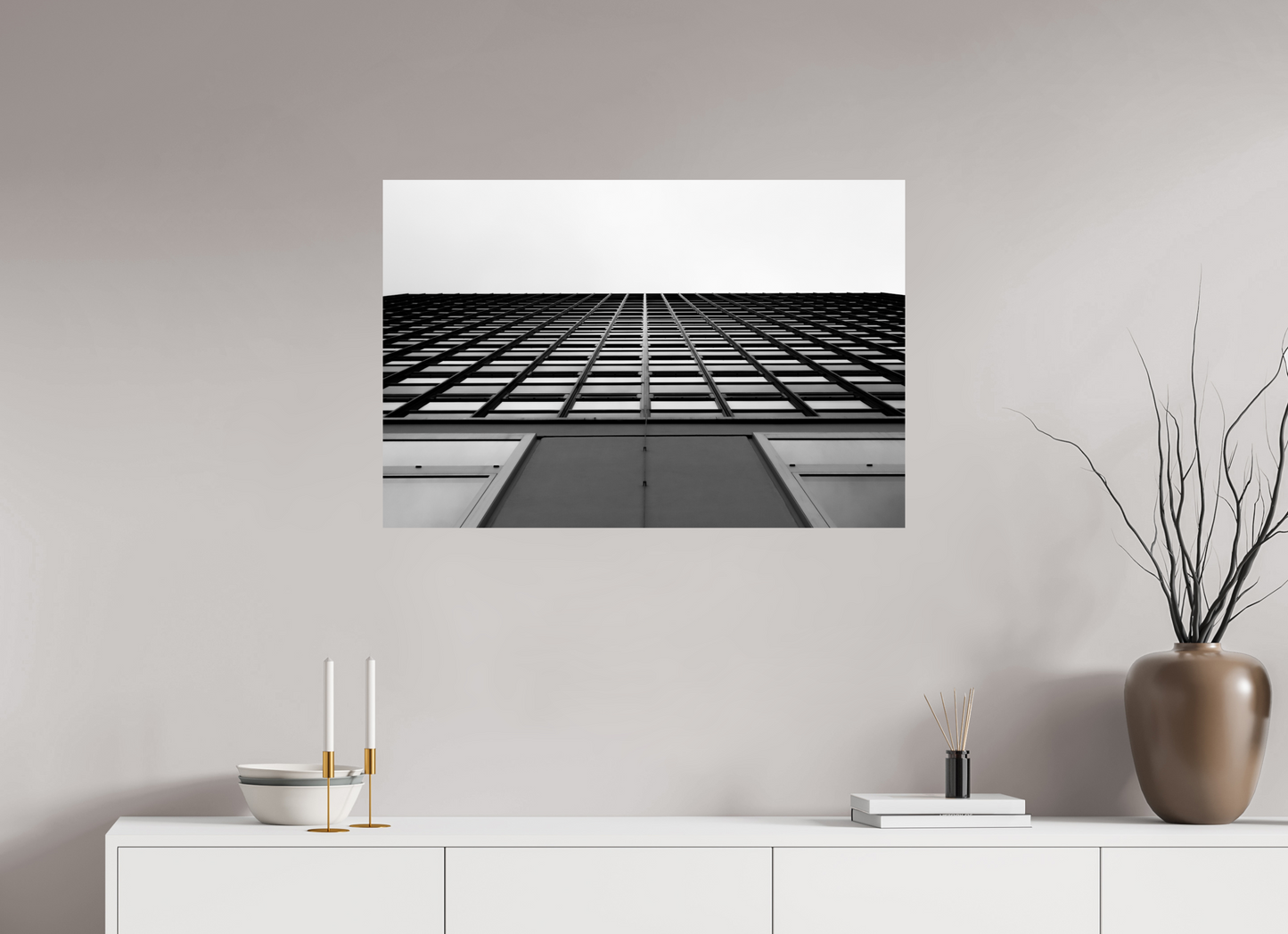 Grid II - Schwarzweiß-Architekturfotografie - Hochwertiger Abzug in Galeriequalität