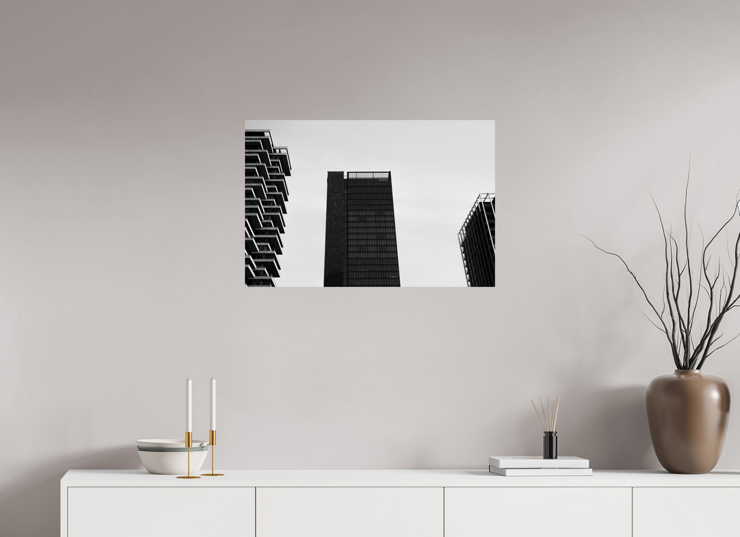 Trium - Black and White Architectural Fine Art Photography - High-Quality Print