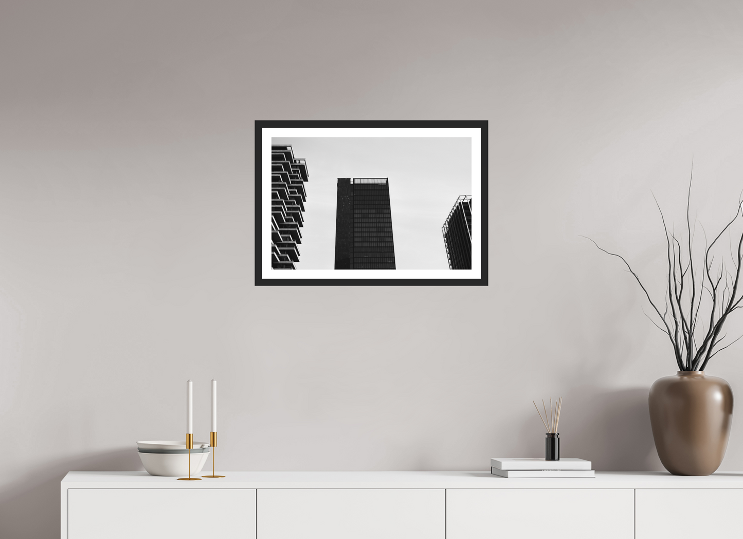 Trium - Black and White Architectural Fine Art Photography - High-Quality Print
