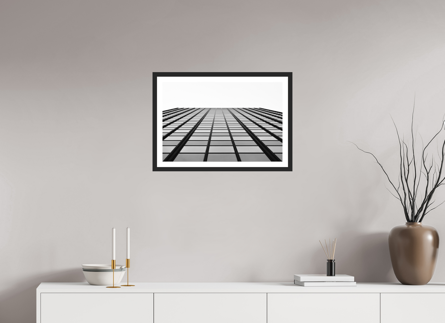 Grid III - Schwarzweiß-Architekturfotografie - Hochwertiger Abzug in Galeriequalität
