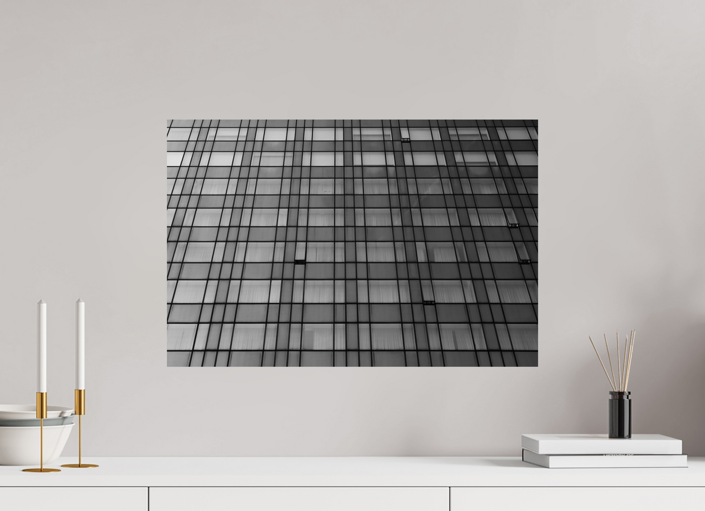 Grid VII - Schwarzweiß-Architekturfotografie - Hochwertiger Abzug in Galeriequalität
