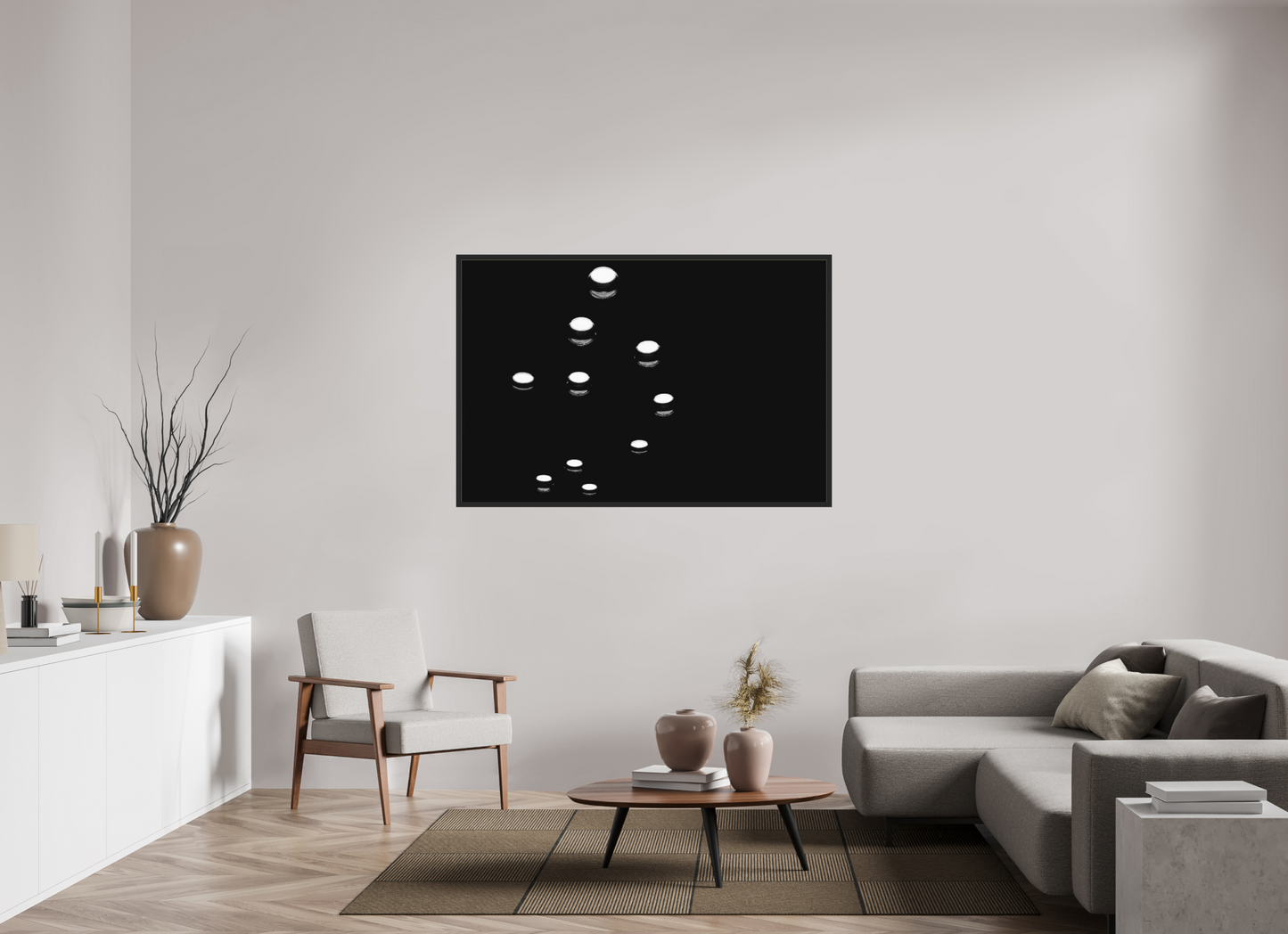 Fleet - Abstrakte Schwarzweiß-Fotografie - Hochwertiger Abzug in Galeriequalität