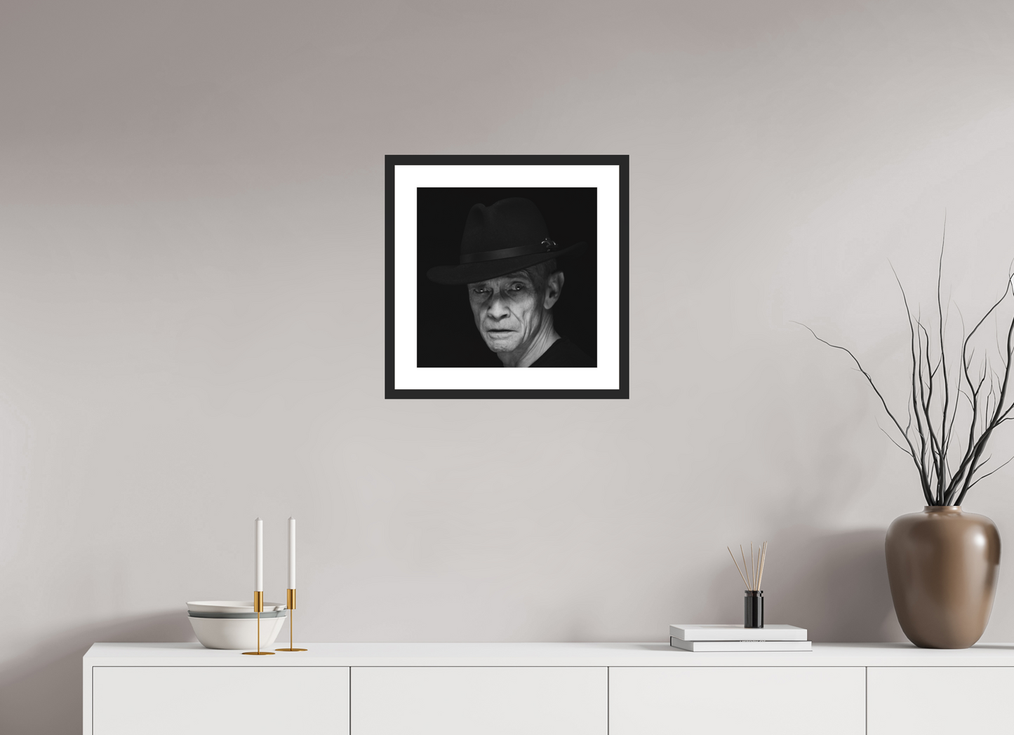 Showdown - Schwarzweiß-Fotografie, Portrait - Hochwertiger Abzug in Galeriequalität