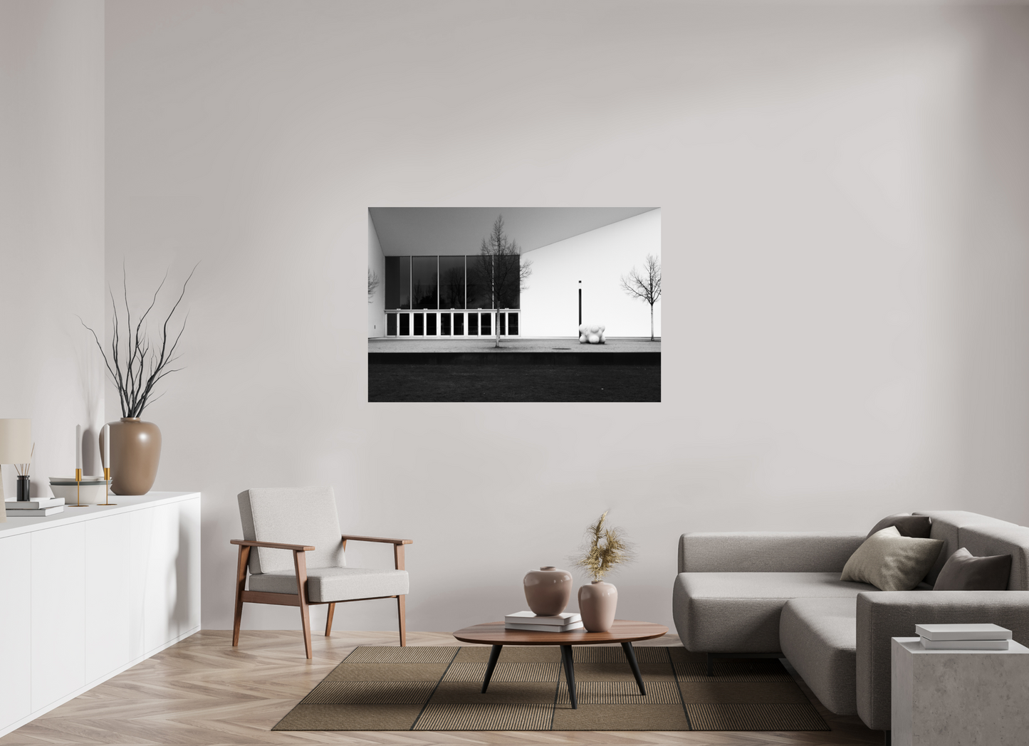 Vanishing - Schwarzweiß-Architekturfotografie - Hochwertiger Abzug in Galeriequalität