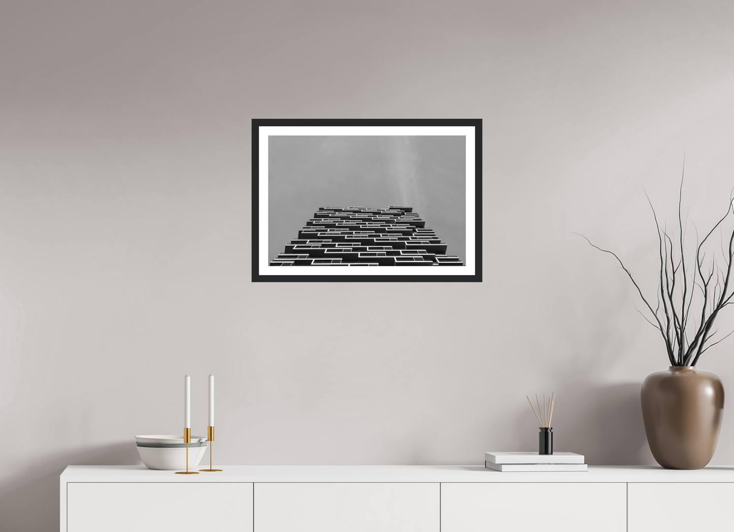 Maze - Schwarzweiß-Architekturfotografie - Hochwertiger Abzug in Galeriequalität