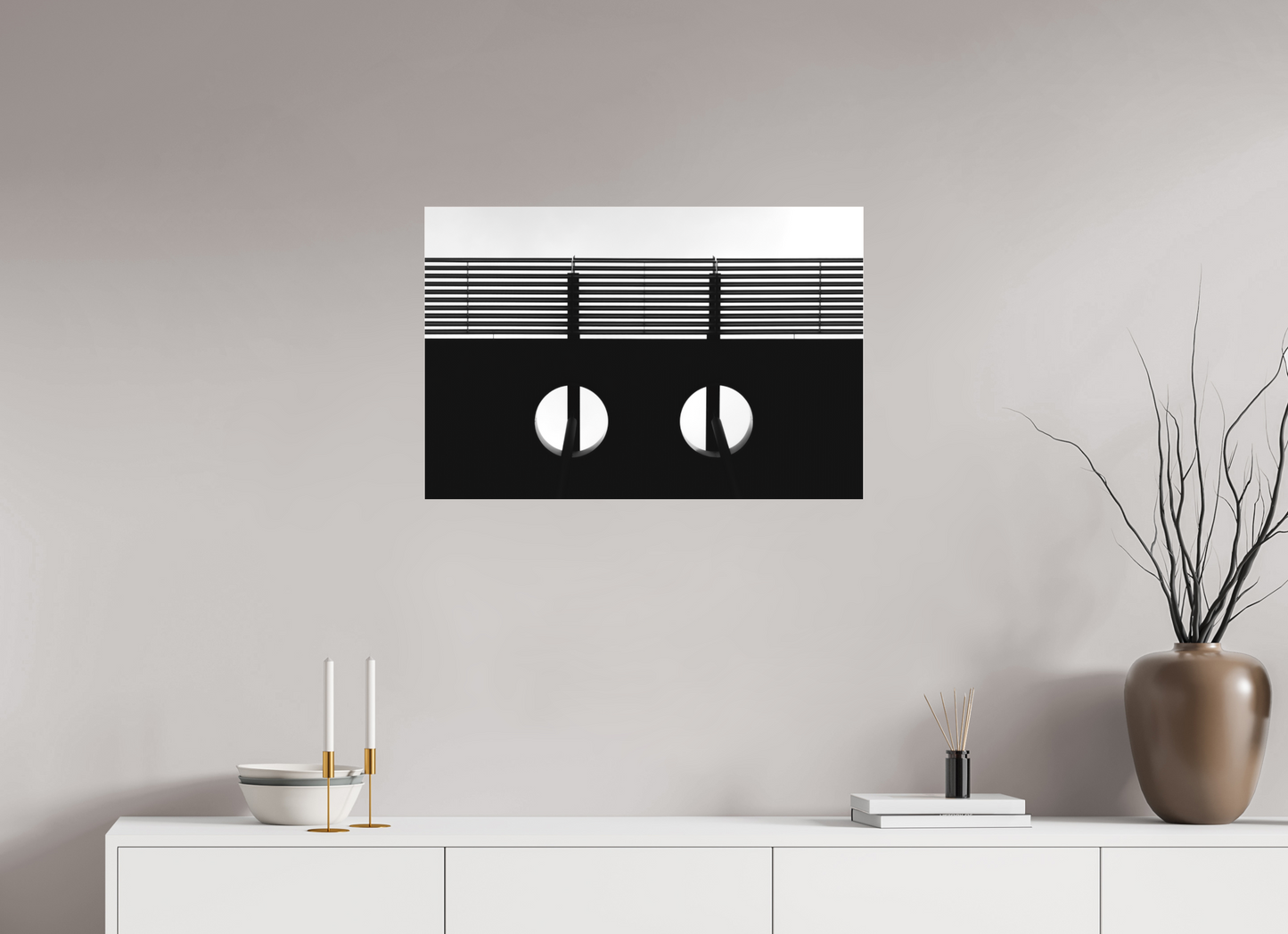 Feline - Black and White Architectural Photography - Gallery-Quality Premium Print