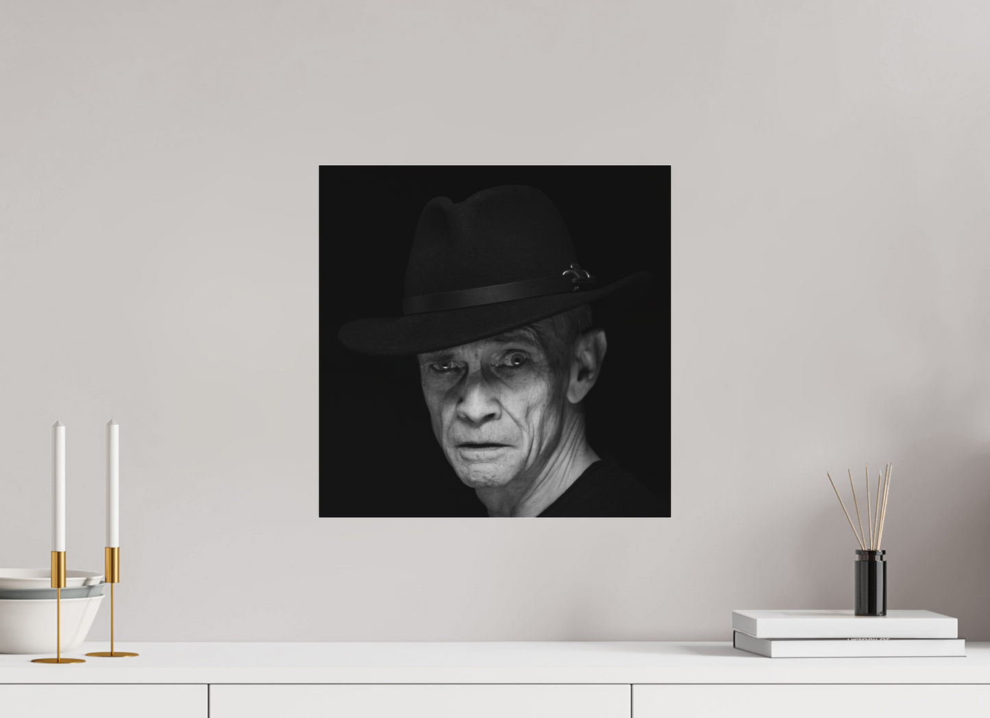 Showdown - Schwarzweiß-Fotografie, Portrait - Hochwertiger Abzug in Galeriequalität
