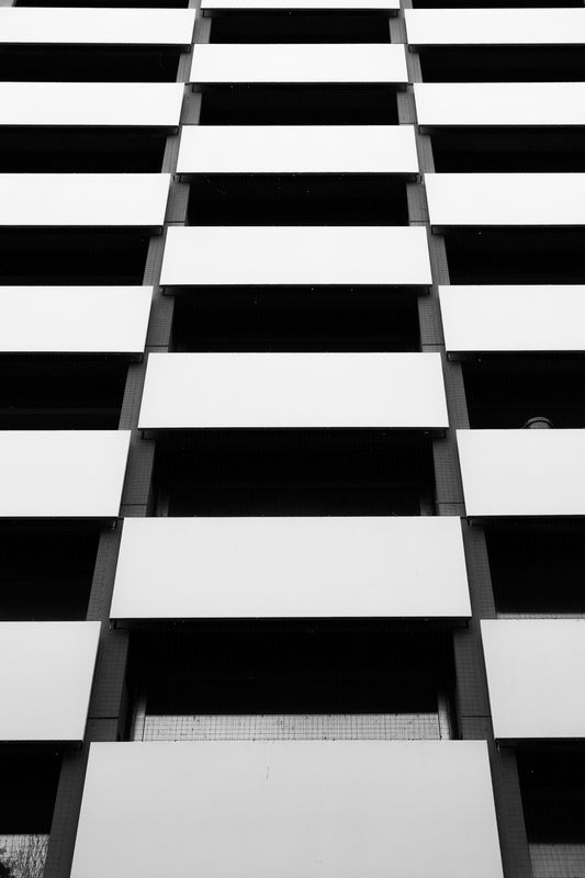Checkers - Black and White Architectural Photography - Instant High-Res Download