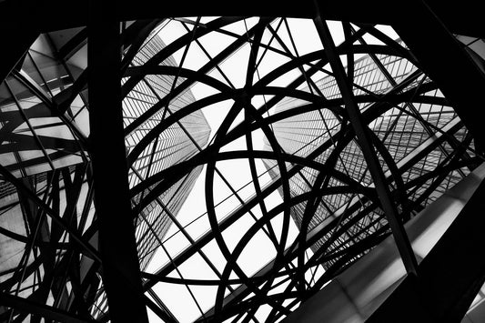 Obstruction - Abstract Black and White Photography - Instant High-Res Download
