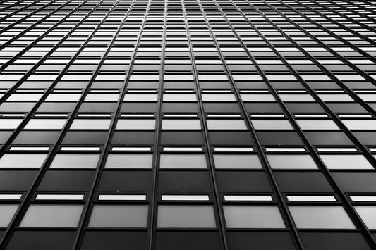 Grid - Black and White Architectural Photography - Instant High-Res Download