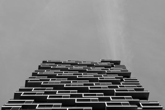Maze - Black and White Architectural Photography - Instant High-Res Download