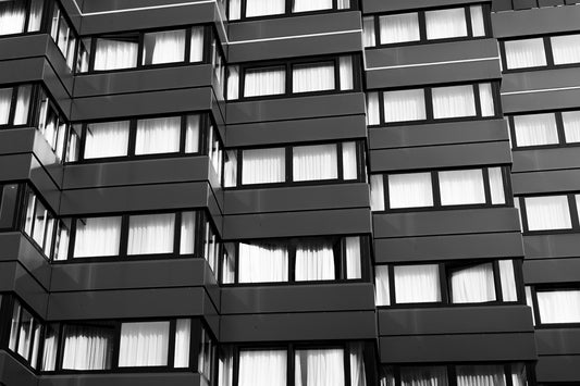 Wrinkles - Black and White Architectural Photography - Instant High-Res Download