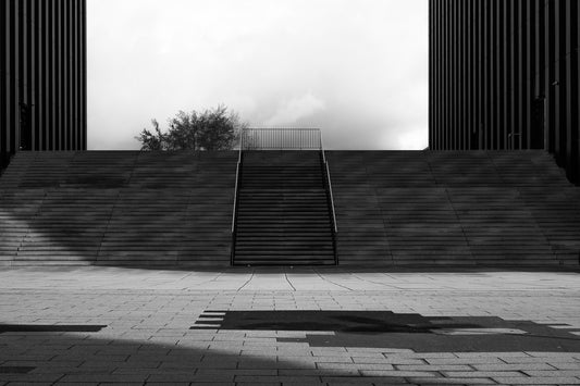 End - Black and White Architectural Photography - Instant High-Res Download