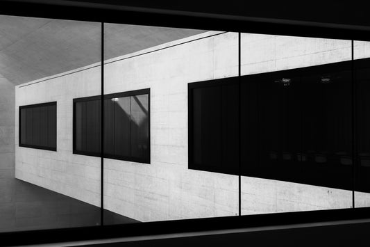 Cabin - Schwarzweiß-Architekturfotografie - Instant High-Res Download