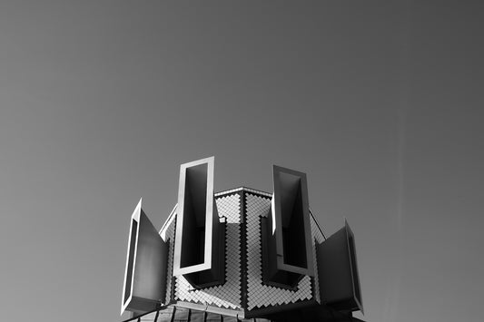 Horns - Black and White Architectural Photography - Instant High-Res Download