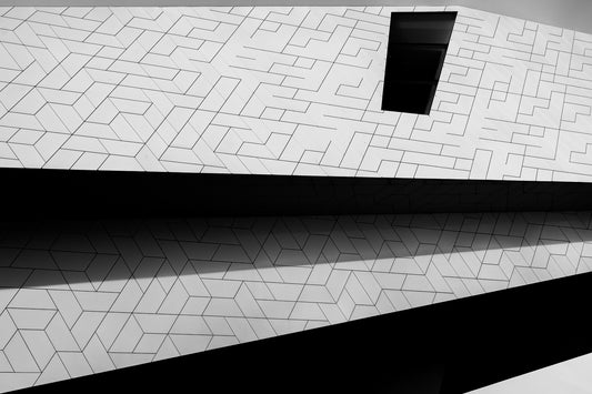 Triangles - Black and White Architectural Photography - Instant High-Res Download