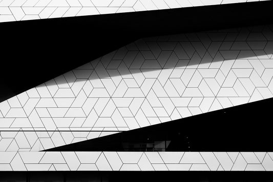 Triangles III - Black and White Architectural Photography - Instant High-Res Download